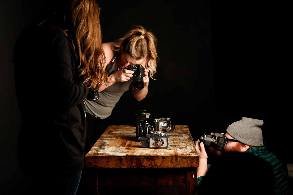 en fotoboks til produktbilleder eller produktbilleder boks